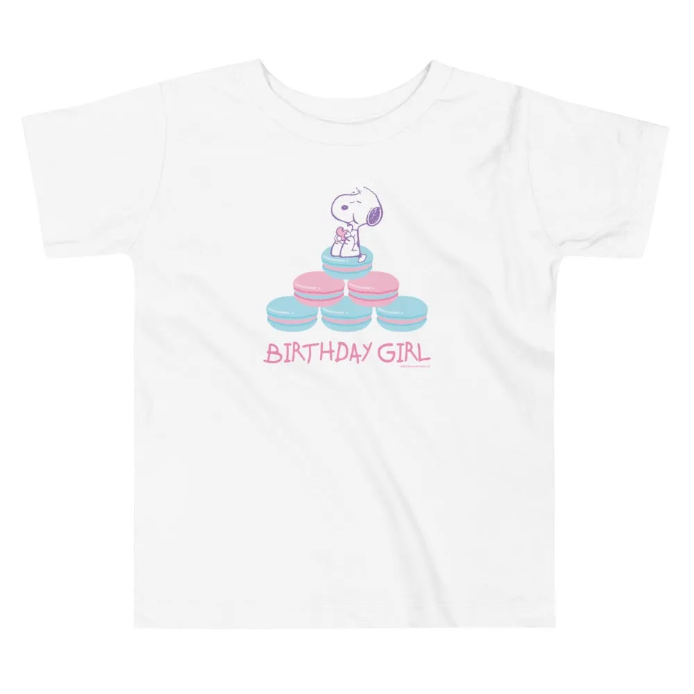 Snoopy Birthday Girl Toddler Tee