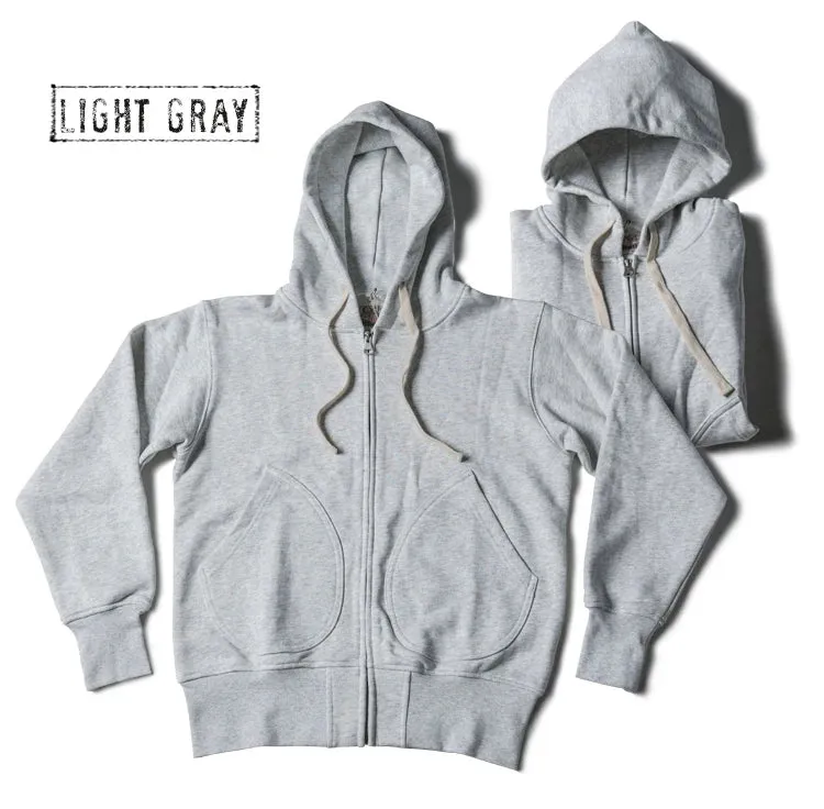 Solid Cotton Hooded Sweatshirts - Full Zip Hoodies for Men