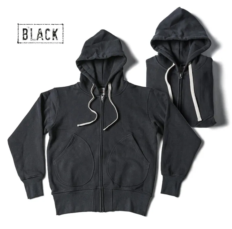 Solid Cotton Hooded Sweatshirts - Full Zip Hoodies for Men