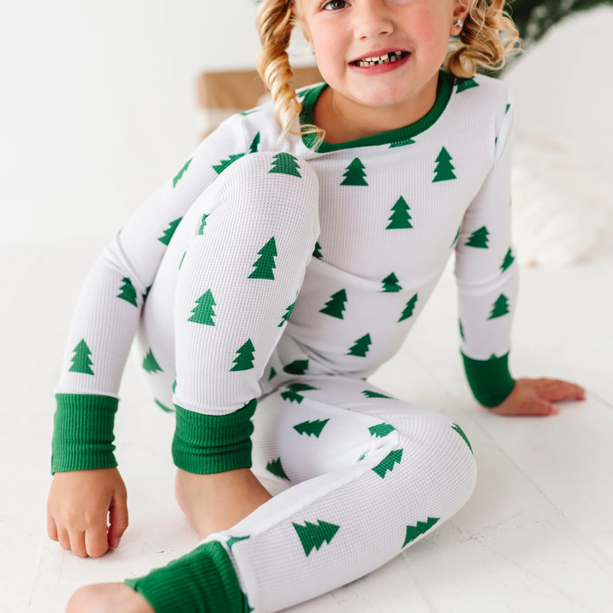Such a Sap Waffle Knit Kids Pajamas