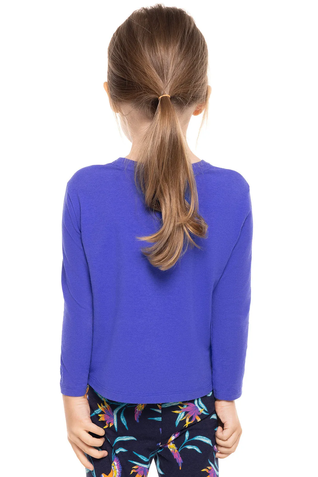 Toddler Coco Plum Everyday Long Sleeve T-Shirt  |  Baja Blue