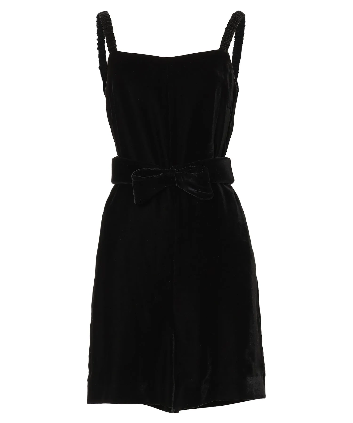 Velvet overalls