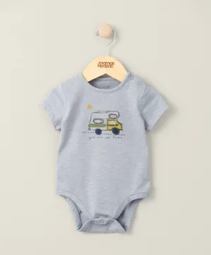 You Are Our Home Bodysuit - Blue